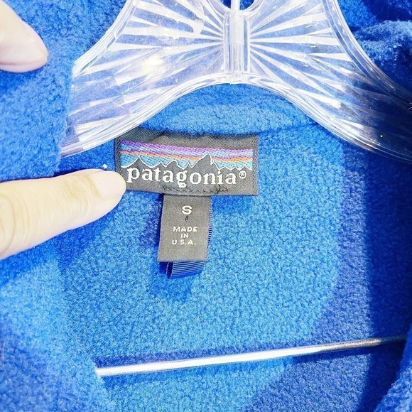 Patagonia VTG Fleece Lined Jacket 42101 Teal SZ Small - Picture 6 of 11